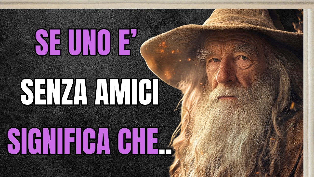 Se Uno &egrave; SENZA Amici indica che &egrave; una Persona ...🌱✨ | Crescita Personale e Spirituale 📚🧘&zwj;♂️
