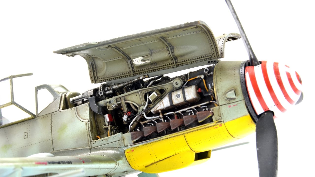 How to paint German engine Daimler-Benz 605 1/48 part2