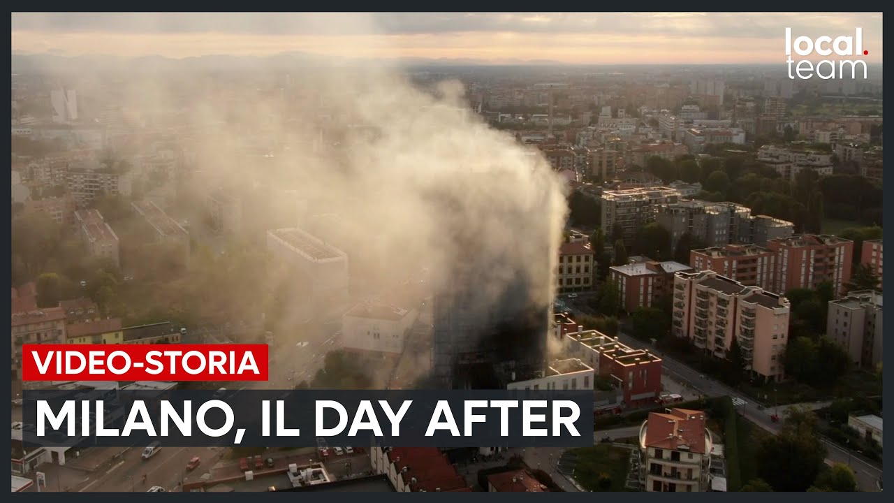Incendio grattacielo Milano, il day after