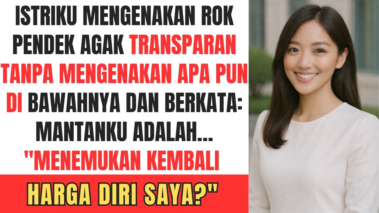 “Istriku mengenakan rok transparan dan berbisik: ‘Mantan kekasihku adalah…’ — saat itu aku benar-ben