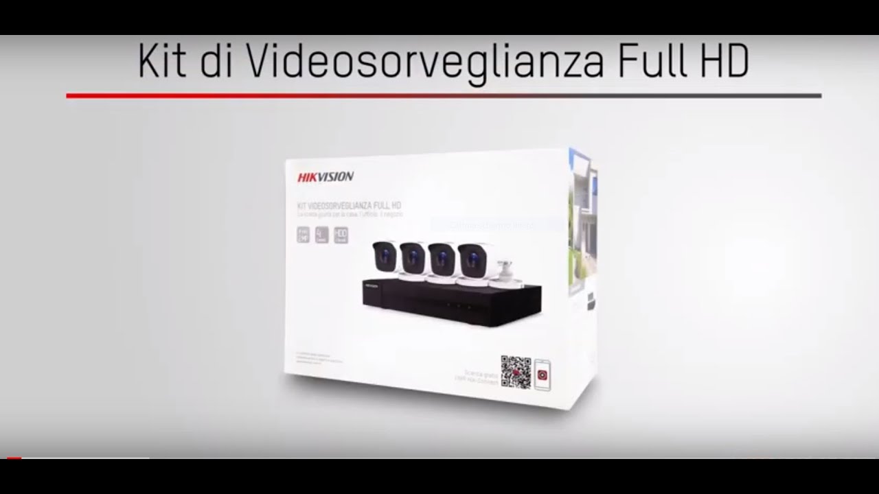 Hikvision Tutorial - Installazione Kit Video Sorveglianza Full HD