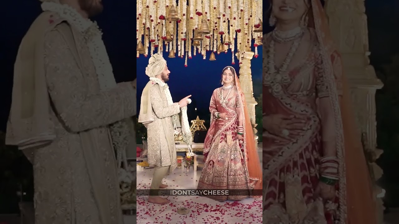 The way he teases her with the varmala &hearts;️ #indianwedding #varmala #shaadi