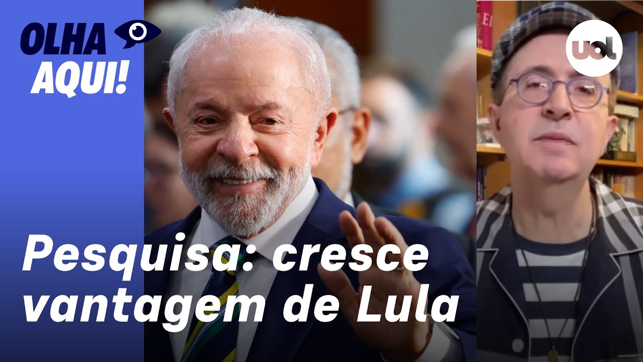 Reinaldo: Aumenta vantagem de Lula sobre adversários, mostra Quaest; poderia vencer até no 1º turno