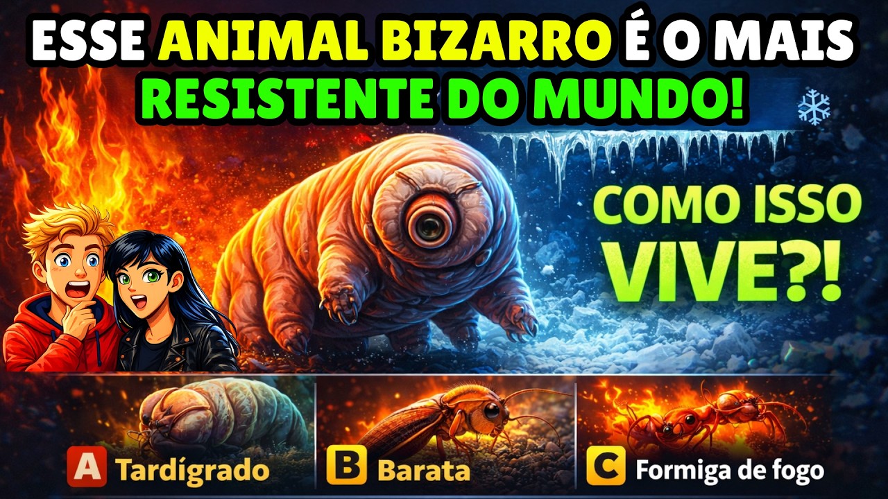 Ele sobrevive a um CALOR INFERNAL de 150º C e ao Zero Absoluto (frio de congelar)