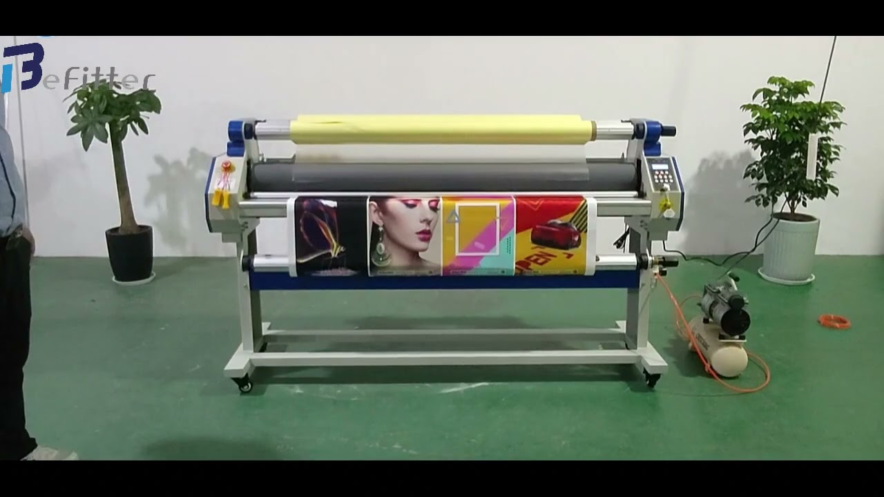 BFT-1700 63in Full Auto Electric Roll to Roll Thermal Cold Laminator With Heat Assisted and Trimmer