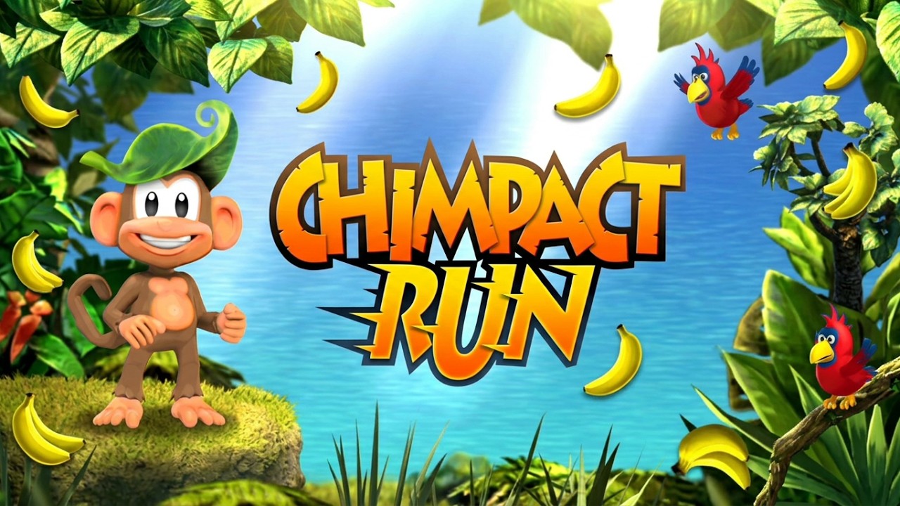 Chimpact Run (by Yippee Entertainment) - free offline runner game for Android and iOS - gameplay.