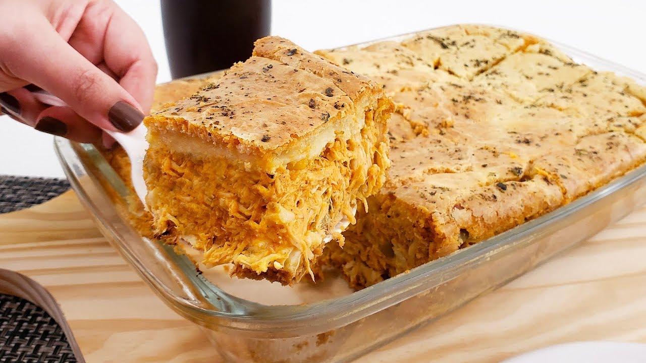 СЛИВОЧНЫЙ КУРИНЫЙ ПИРОГ, ПРИГОТОВЛЕННЫЙ В БЛЕНДЕРЕ | ЛЕГКО И БЫСТРО!