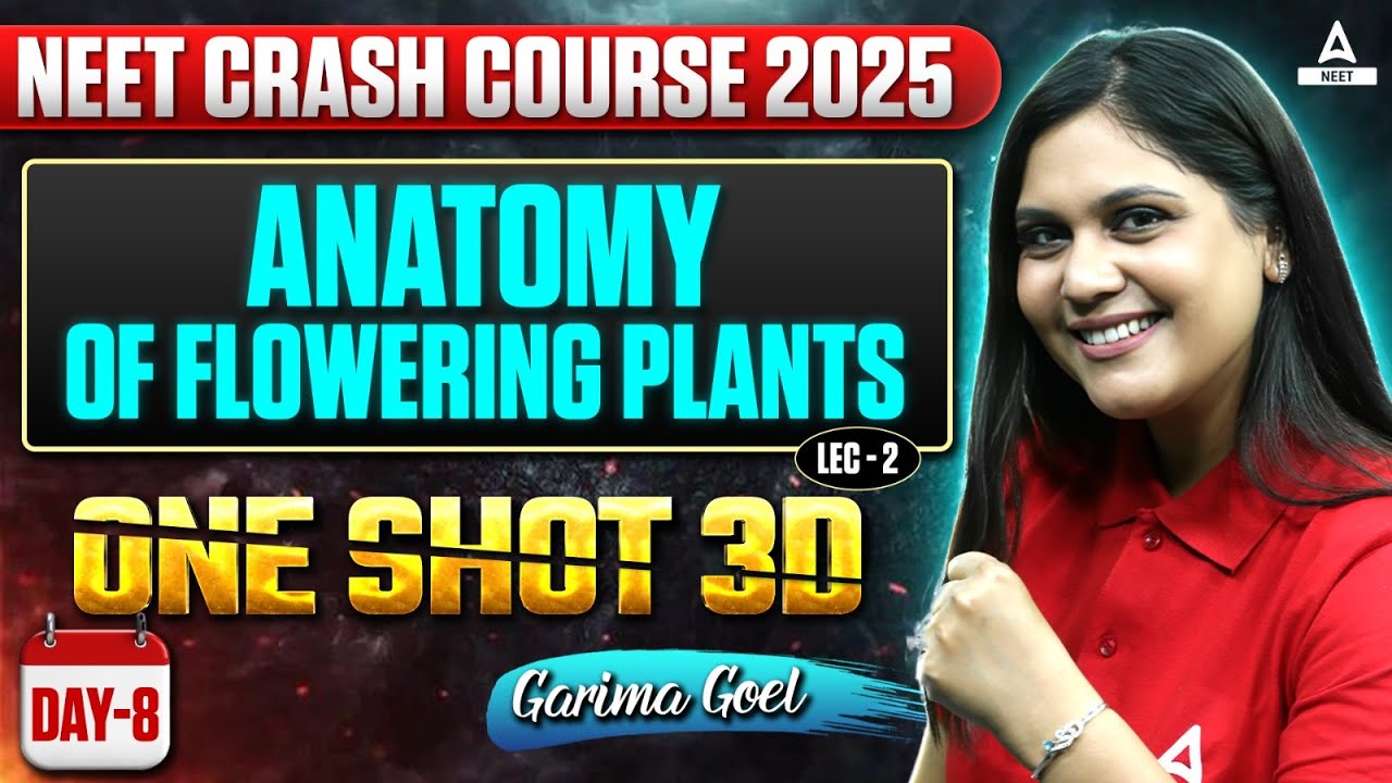 Anatomy of Flowering Plants Class 11 One Shot | Part -2 | NEET Crash Course 2025 | Garima Goel