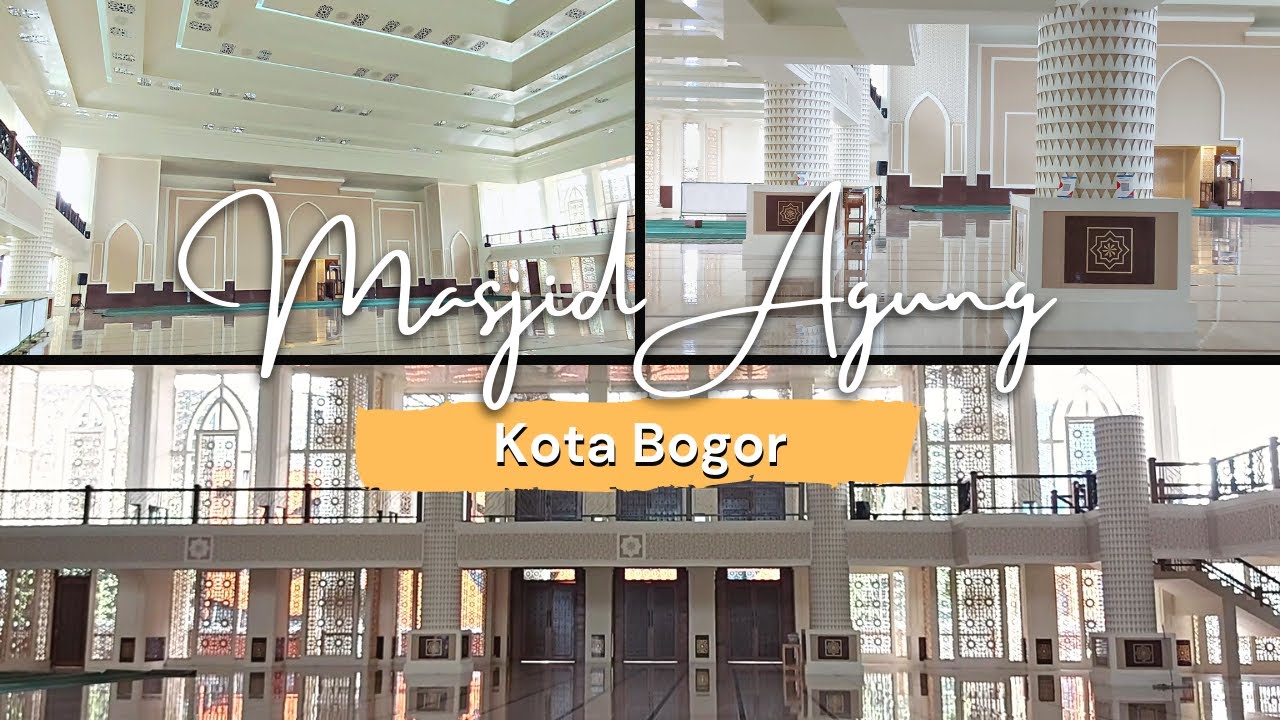 MASJID AGUNG KOTA BOGOR | WISATA RELIGI DEKAT STASIUN BOGOR