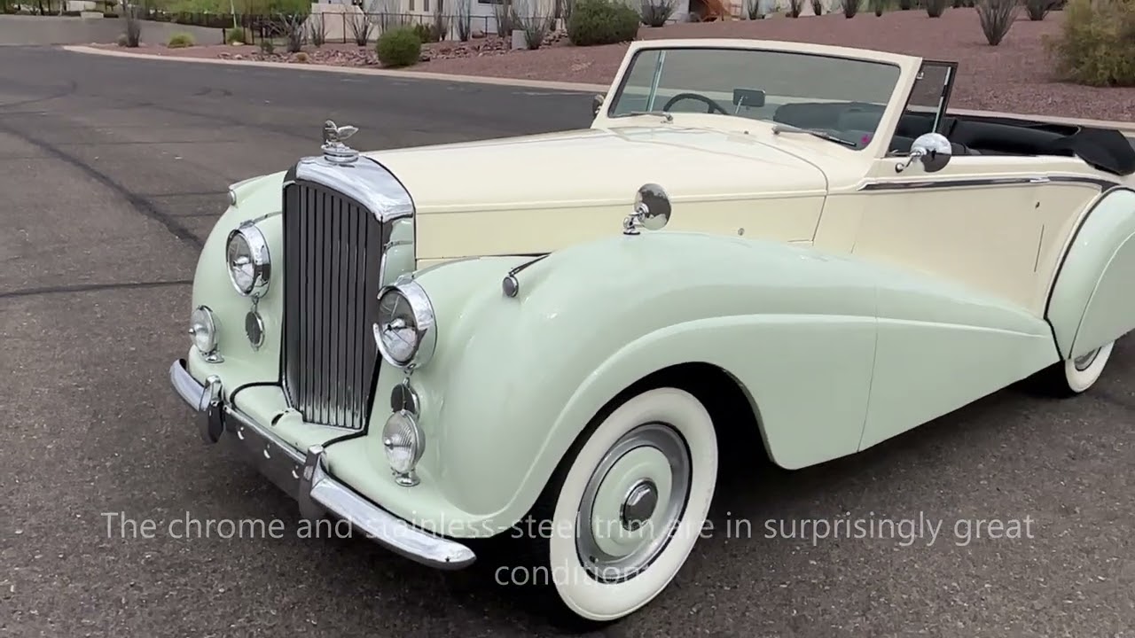 1953 Bentley R-Type Park Ward DHC, 44 Years One Family, Local Shows and Tours, Enjoy or Upgrade!