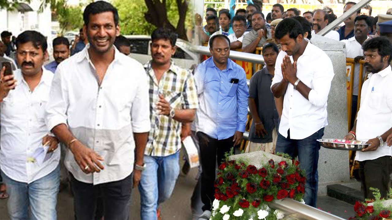 Vishal Nominating In RK Nagar Election | Actor Vishal Into Politics