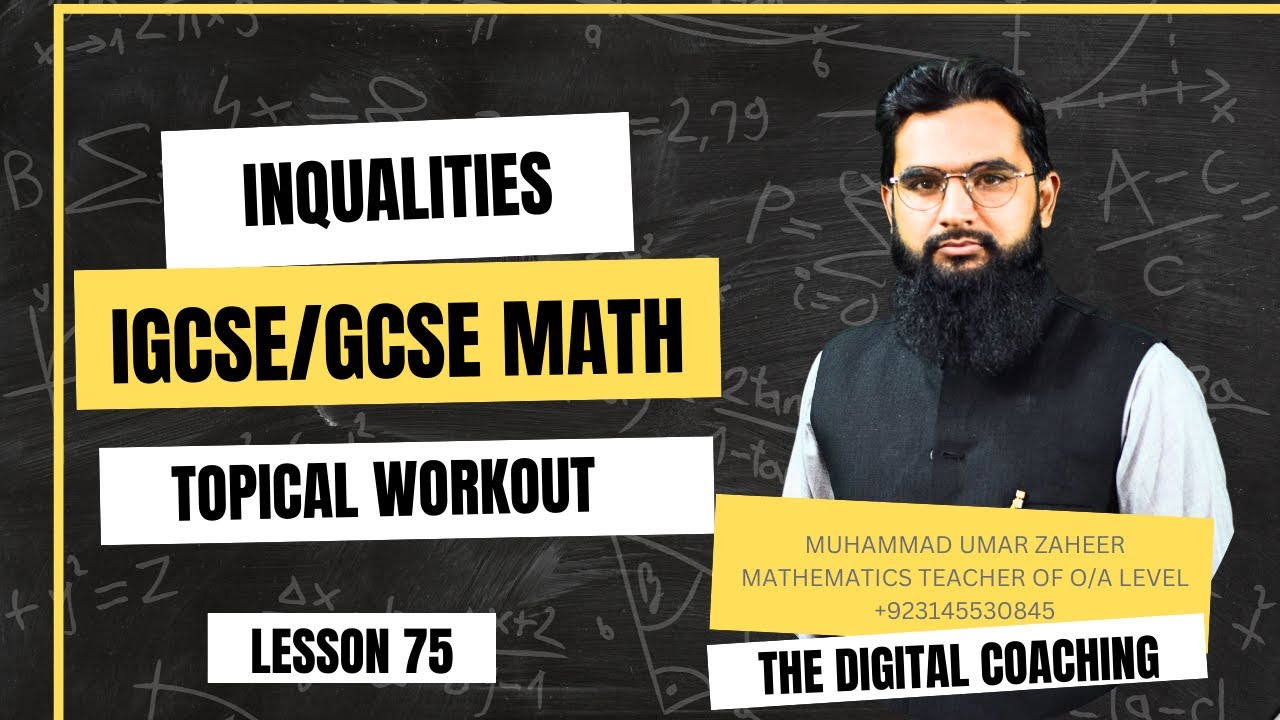 TOPICAL WORKOUT LEC# 75 |IGCSE/ O LEVEL Mathematics||MUHAMMAD UMAR ZAHEER
