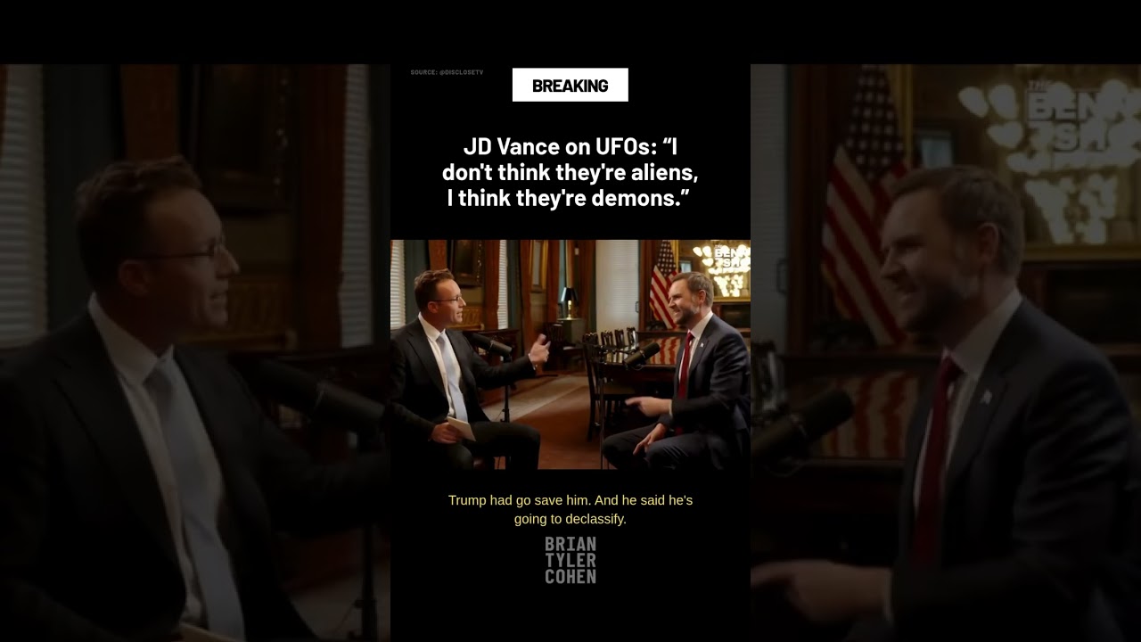 JD Vance on UFOs: 