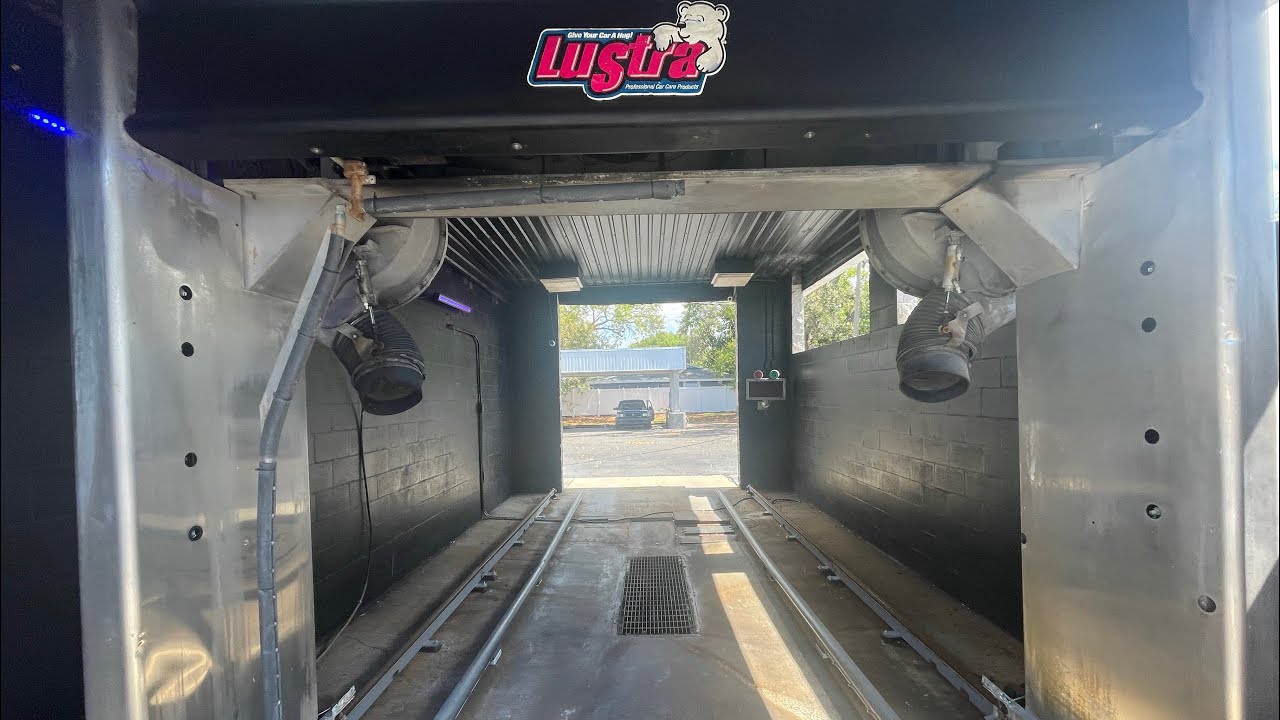 PRISTINE 1992 Ryko Monarch II Touch Free car wash at Sunshine Suds car wash Bradenton FL (PT 1)