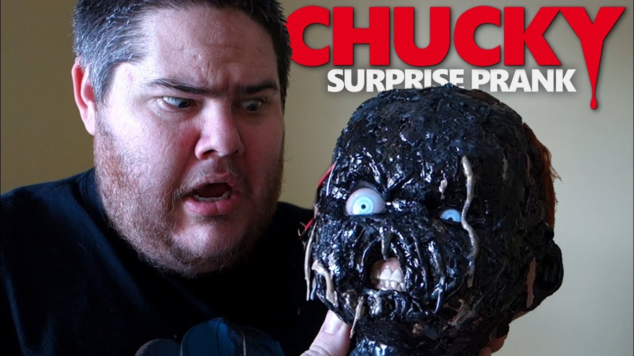 THE BURNED CHUCKY DOLL SURPRISE! (PRANK)