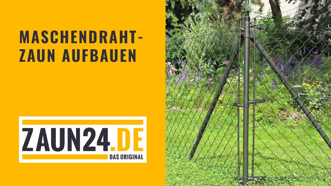 Maschendrahtzaun aufbauen - Montagevideo | GAH Alberts