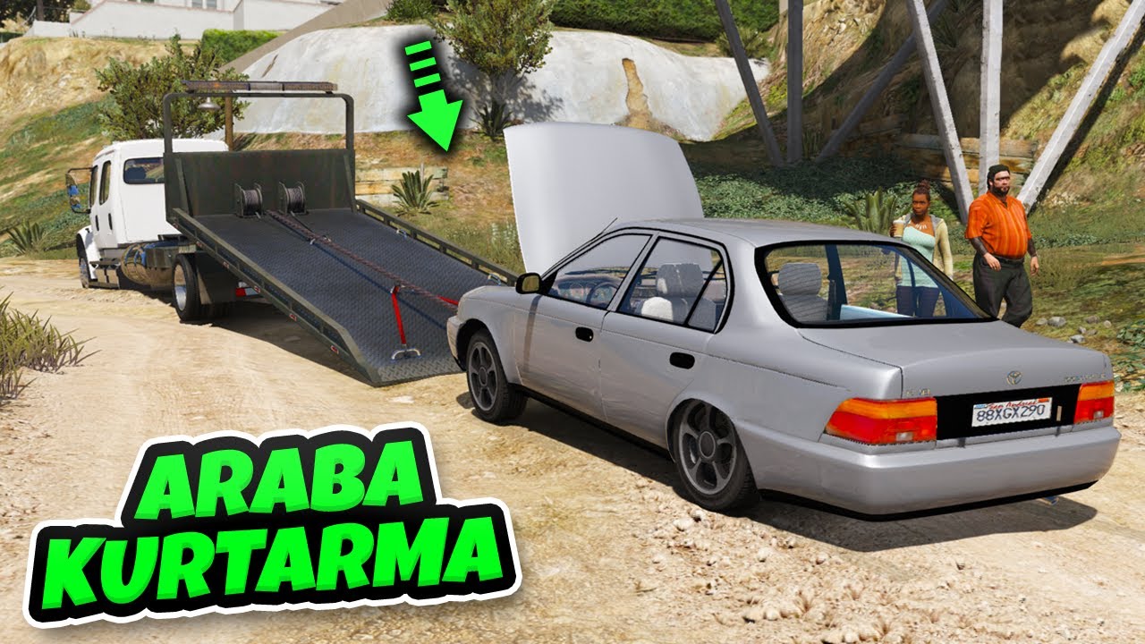 Eski Efsane Arabalar Çekici ile Kurtarılıyor - GTA 5