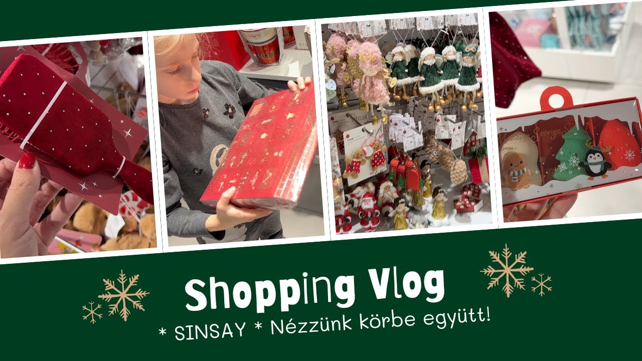 SHOPPING |🛍️| VLOG |🛒| SINSAY |🎄