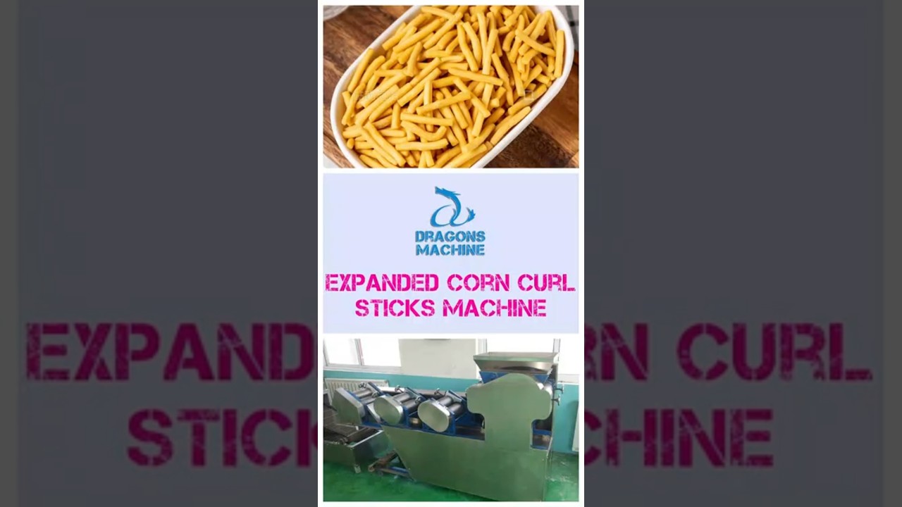 🌽 Crunchy, Cheesy, Irresistible! Make Corn Curl Sticks Like a Pro! #MaizePopSnacksExtruder