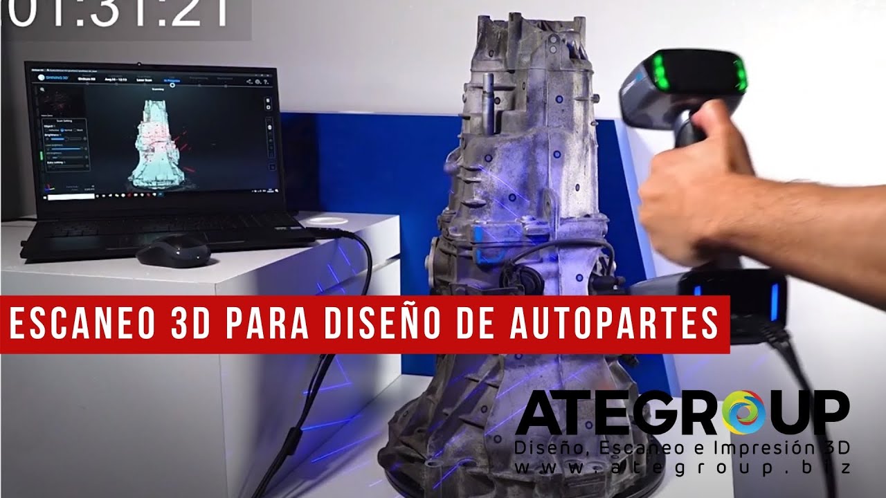 Einscan HX | Escaneo 3D para dise&ntilde;o de autopartes