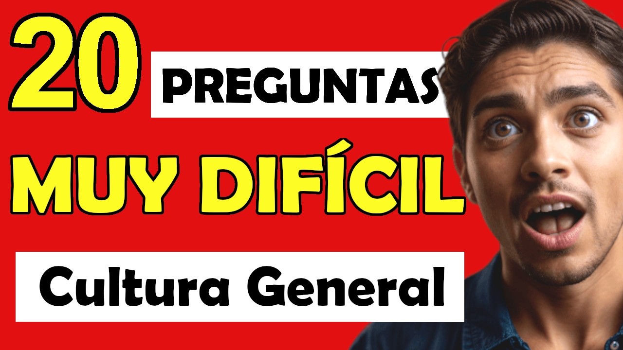 ¿Te Atreves? Las 20 Preguntas de cultura general  de Este Canal Desafiarán tu Conocimiento al Máximo