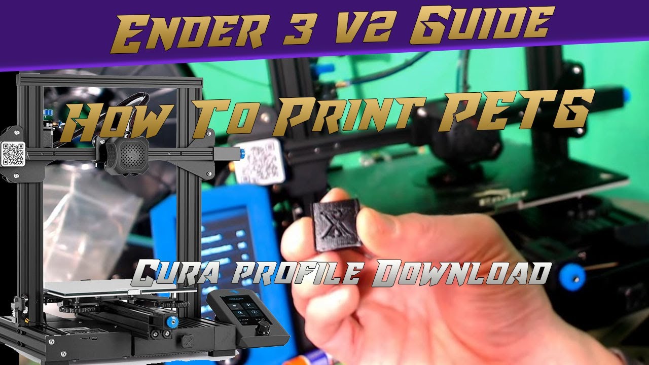 Как печатать PETG на Ender 3 v2! Простой профиль!