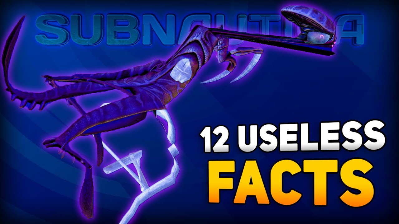 12 USELESS Facts about Subnautica! (Glitches, scrapped creatures & more!)