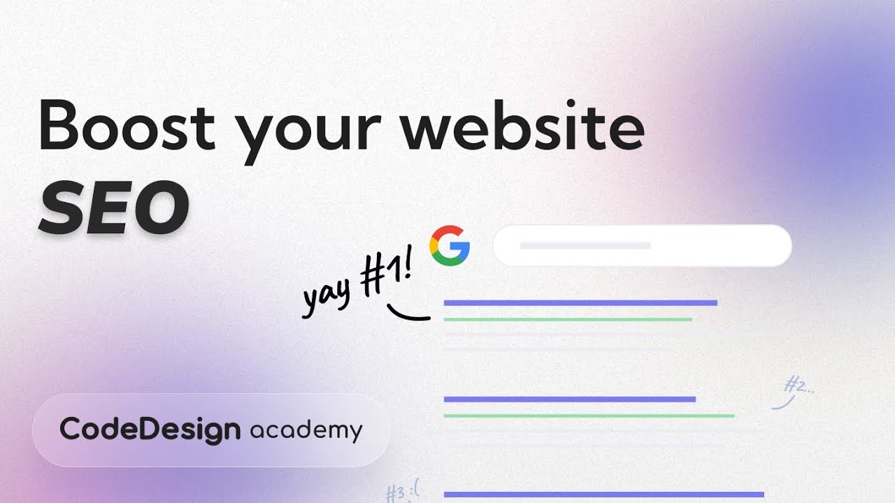 Boost your Website's SEO | Adding Meta Information on CodeDesign | CodeDesign Academy