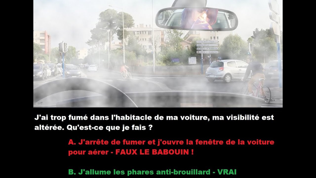 JE REPASSE LE CODE DE LA ROUTE