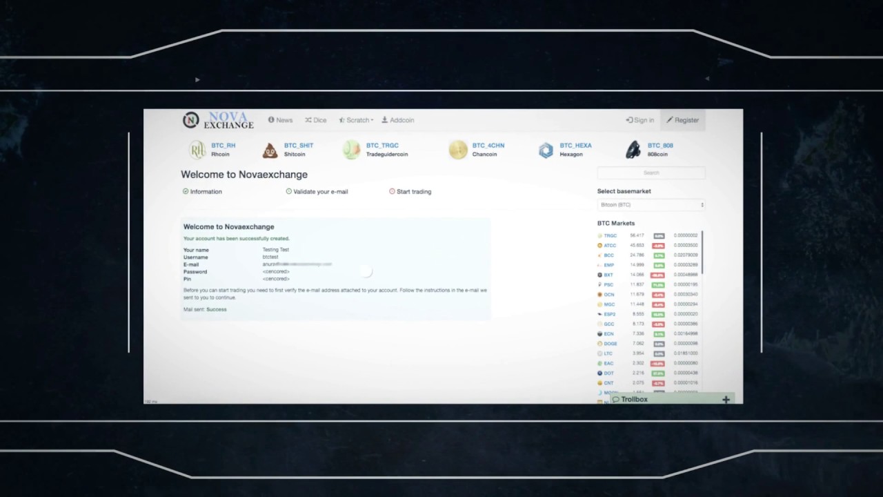 How to Buy and Sell Zoin Coin on Nova Exchange?