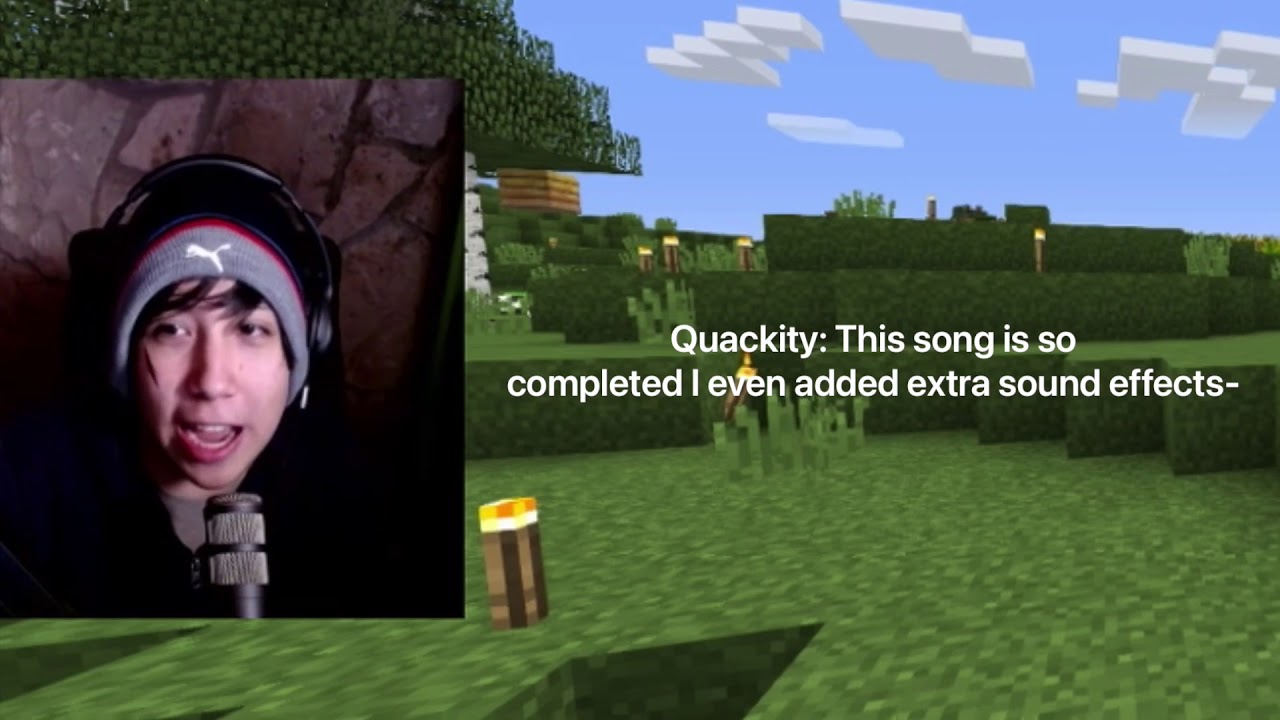 Quackity serenades Georgenotfound with a song (George, stay on my stream)