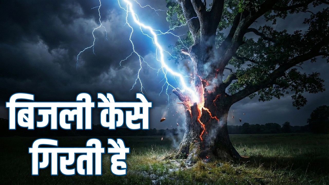 बिजली कैसे गिरती है? | Why Lightning Occurs During Rain