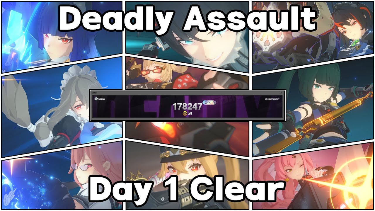 Day 1 Top 0.1% score! Deadly Assault! - Zenless Zone Zero (ZZZ December)