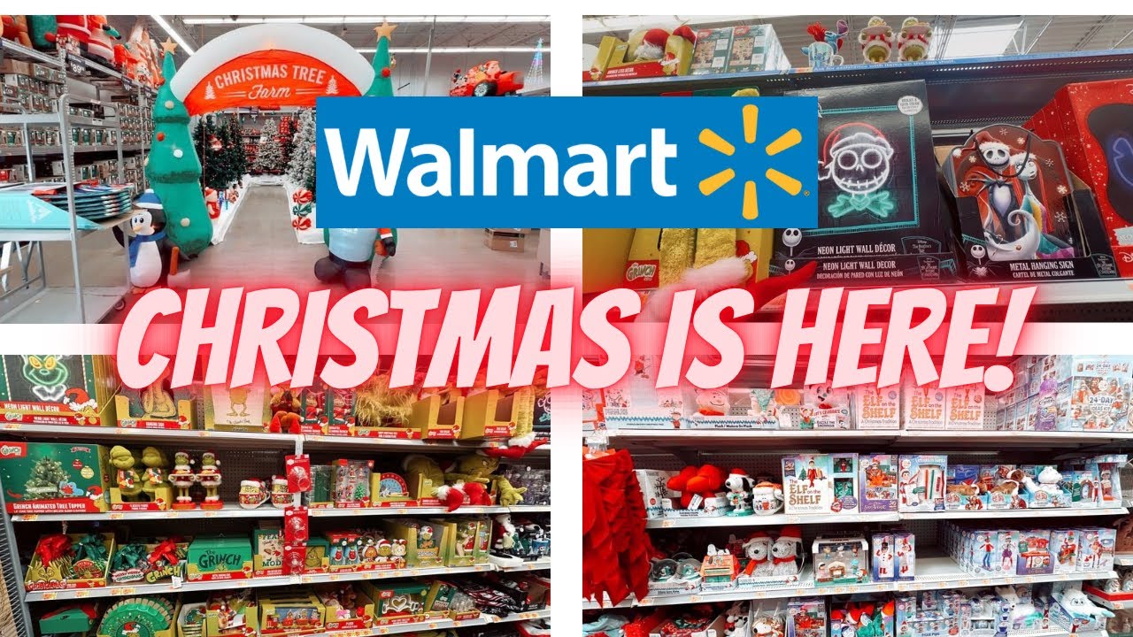IT'S BEGINNING TO LOOK A LOT LIKE CHRISTMAS AT WALMART 2025 | SHOP WITH ME FOR HOLIDAY! 🎅🏼🎄🛷🦌