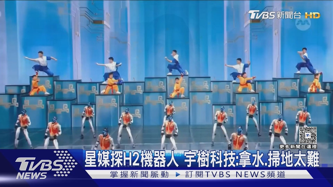 走下春晚舞台! 星媒探H2機器人 宇樹科技:拿水.掃地仍太難｜TVBS新聞 @TVBSNEWS01