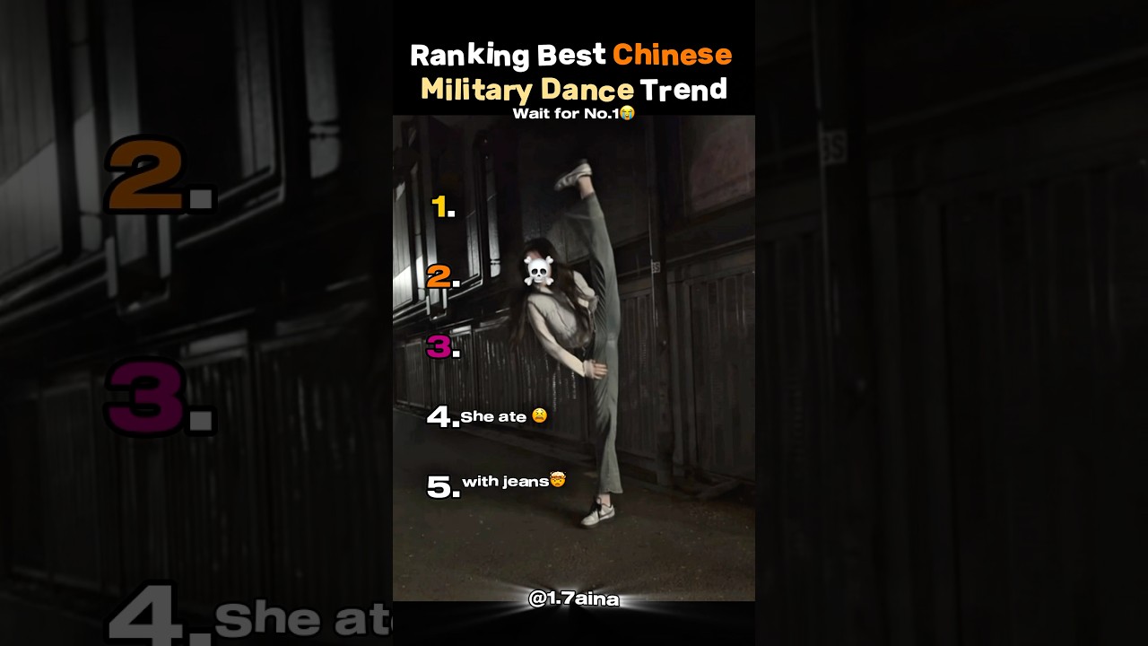 Ranking The Best Chinese Military Dance Trend Part-11 🤯