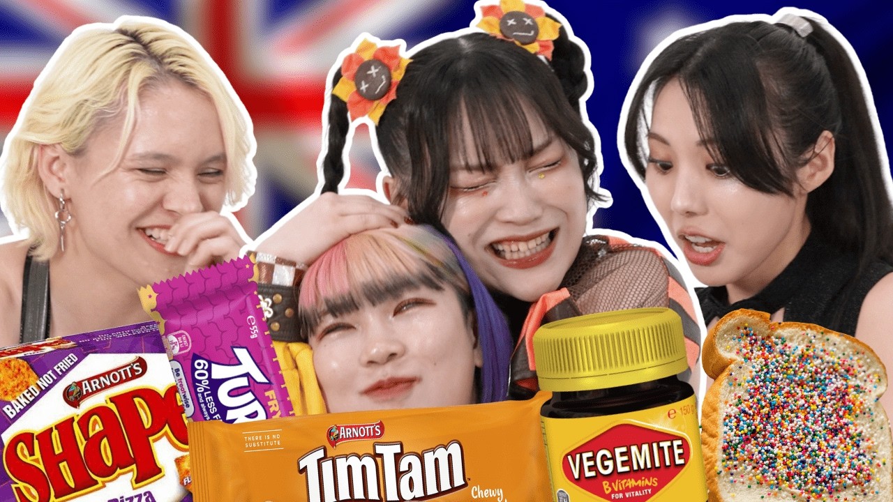 Japanese Pro Wrestlers React to Australia’s Most Aussie Snacks