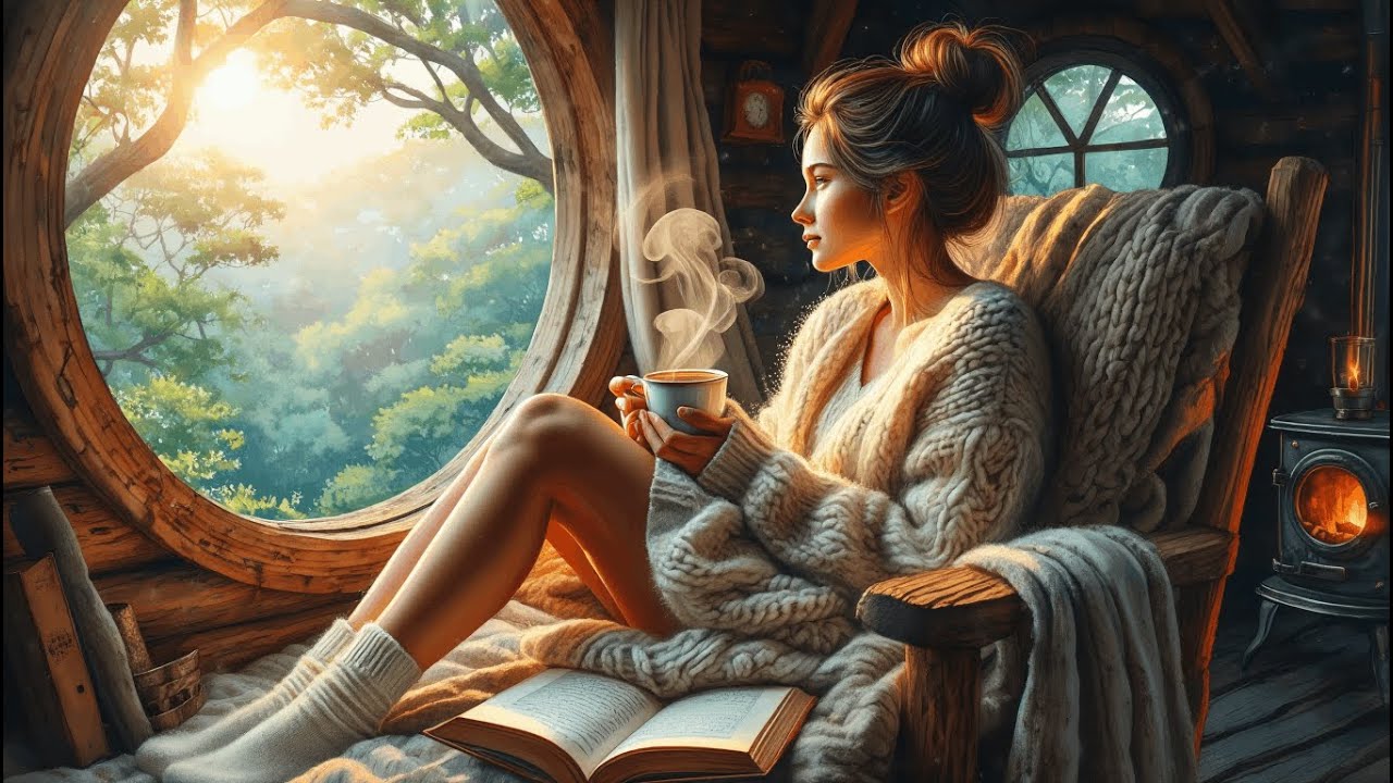 A Full Day Alone in a Treehouse Morning Coffee, Reading & Watching the Sunset