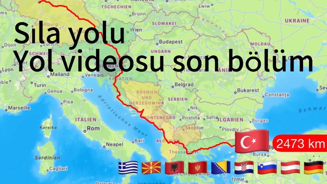 Sıla yolu izin yolu 7.Bölüm son video ohrid yunanistan kozani üzeri selanik pazarkule türkiye