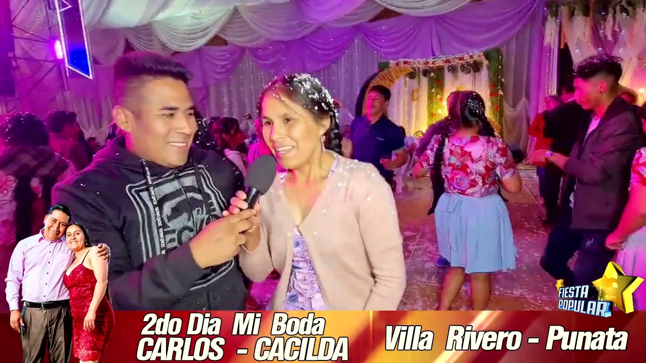 LOS  SOMBIS   En Villa Rivero - Punata Novios Carlos y Casilda 2023