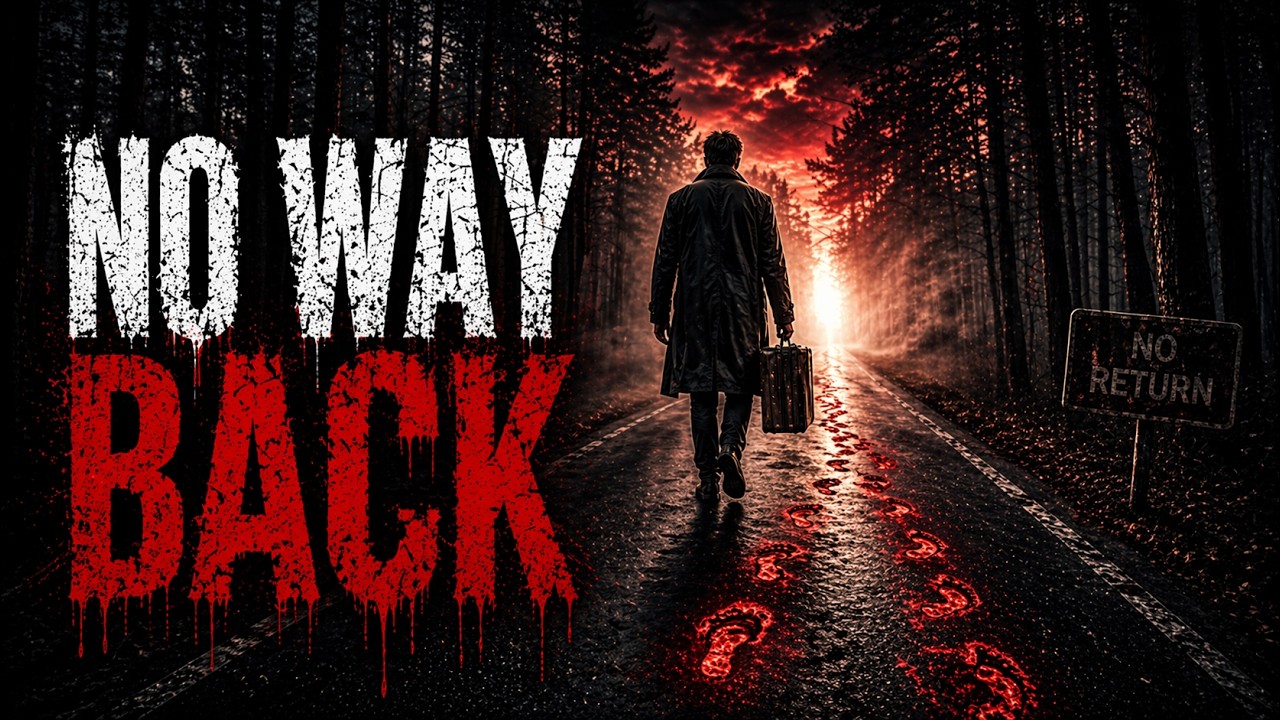 Dark story of a forest road that rewrites your footprints at dusk