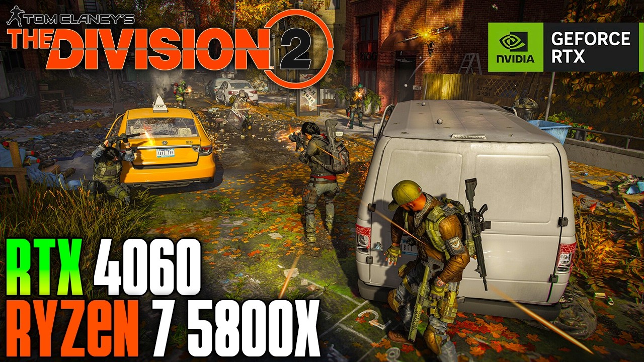 Tom Clancy’s The Division 2 Performance Test | RTX 4060 + RYZEN 7 5800X | 1080p
