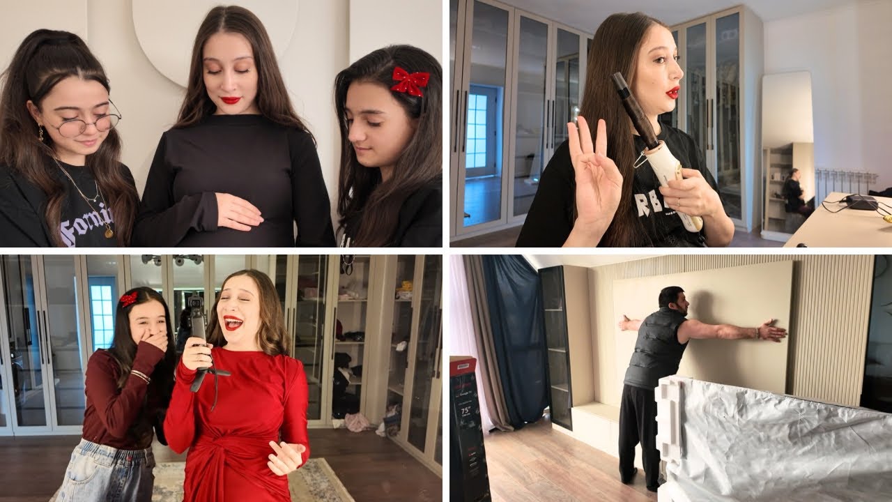HAMİLƏLİK ÇƏKİLİŞİ ❤️ | YENİ TELEVİZORUMUZ GƏLDİ 😍