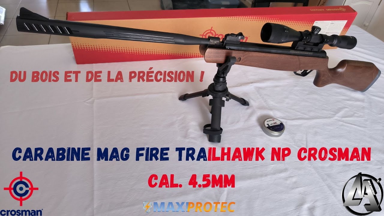 Carabine à plombs Crosman Mag Fire Trailhawk NP 4.5mm ! elle est simplement excellente