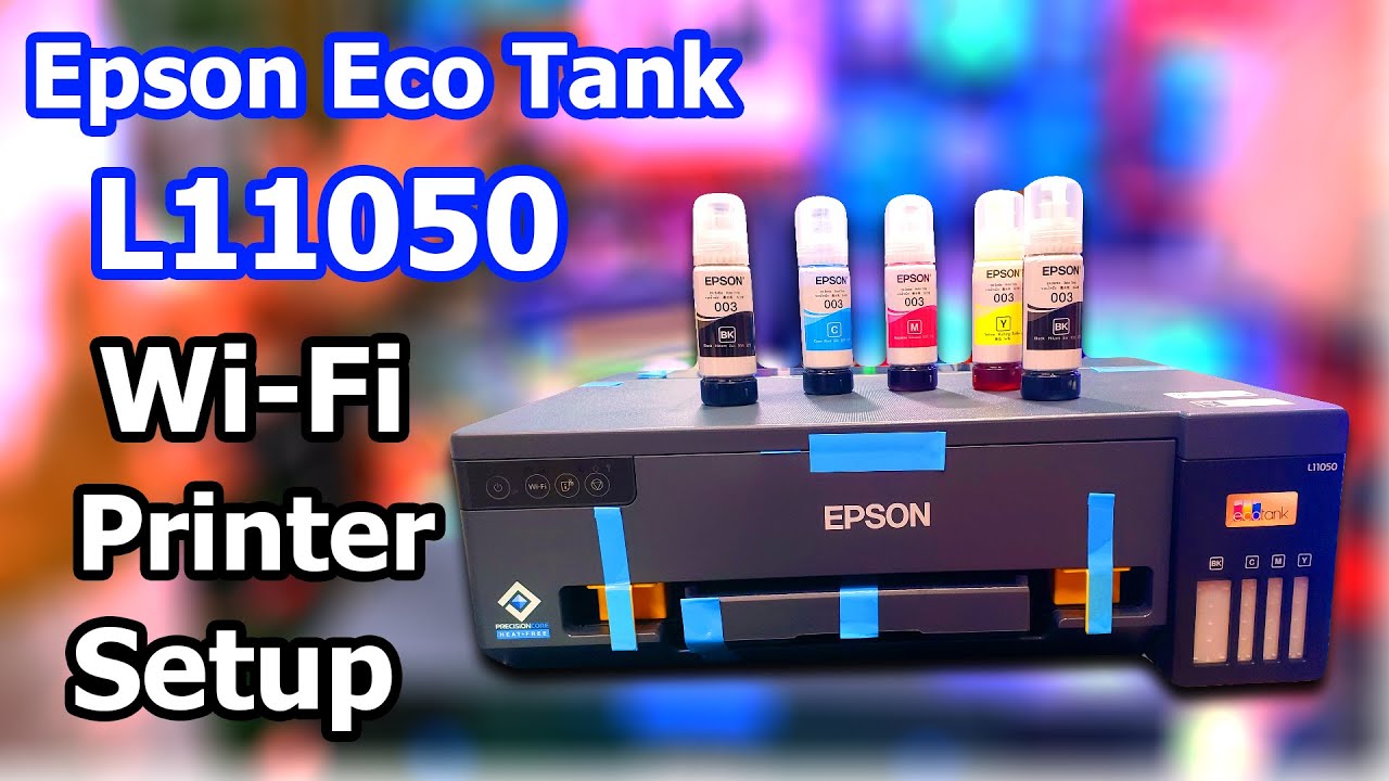 Epson EcoTank L11050 A3 Wi-Fi Ink Tank Printer Setup Bangla / How to Setup Epson L11050 Printer BD