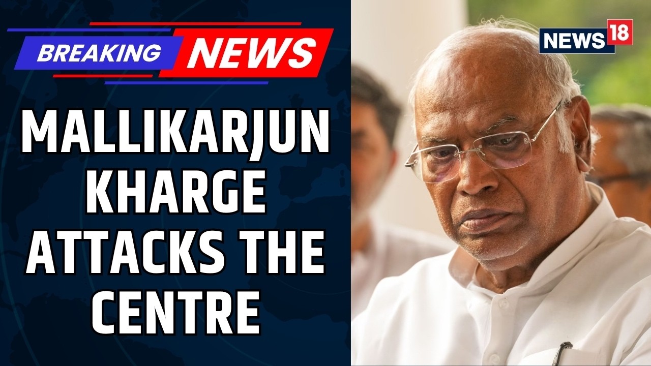 Mallikarjun Kharge Slams Centre At INDIA Bloc Meet, Alleges Voter Rights Being Undermined | News18