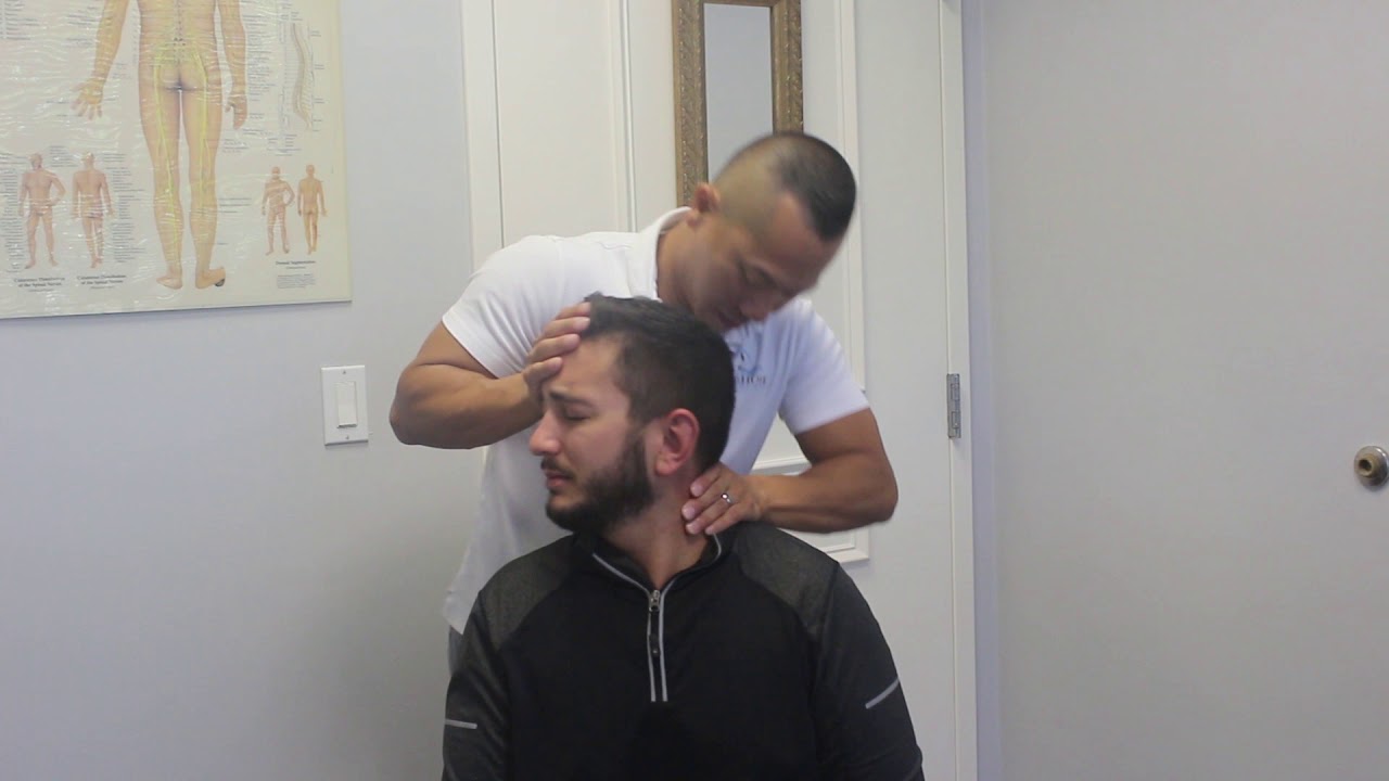 Previous College Wrestler receives Adjustment  *LOUD CRACKS* Bonita Beach Chiropractor