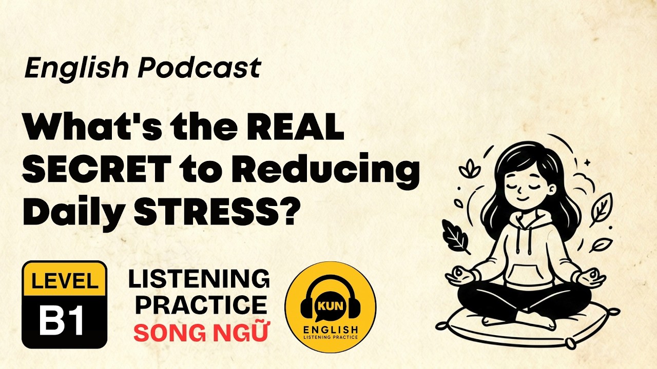 What's the REAL SECRET to Reducing Daily STRESS?