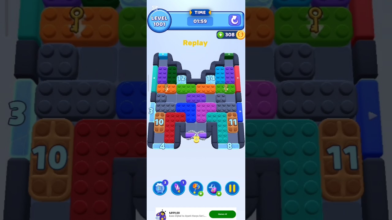 Color Block Jam Level 1001