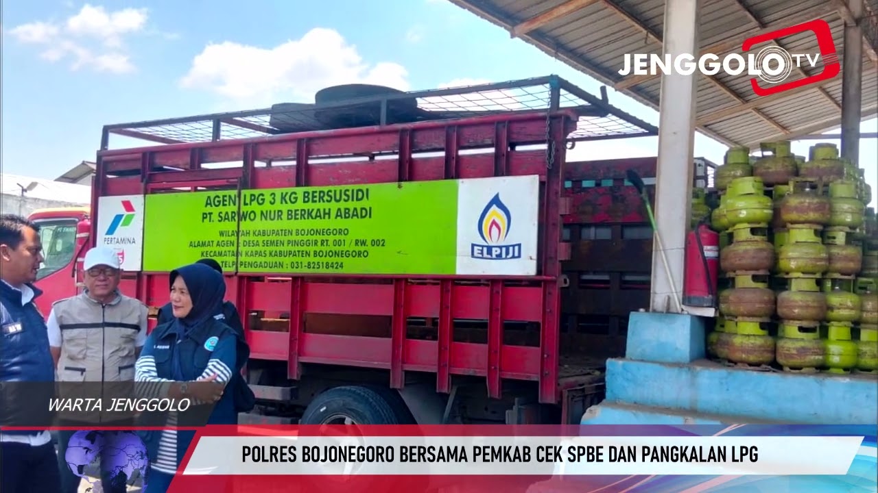 POLRES BOJONEGORO BERSAMA PEMKAB CEK SPBE DAN PANGKALAN LPG